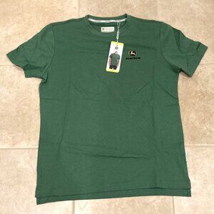 John Deere Premium Embroidered Logo T-Shirt Classic Green Small